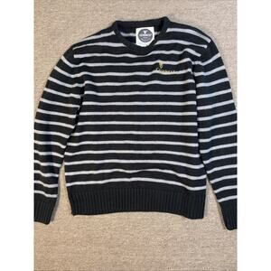 Men’s Guinness Striped Sweater Embroidered Large 23x27